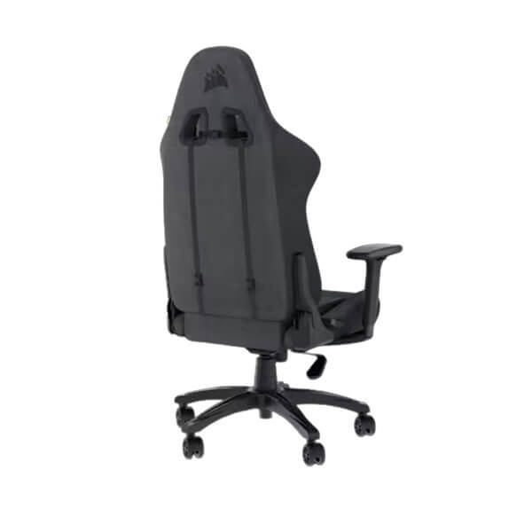 Corsair TC100 Relaxed Fabric Gaming Chair, Black/Grey